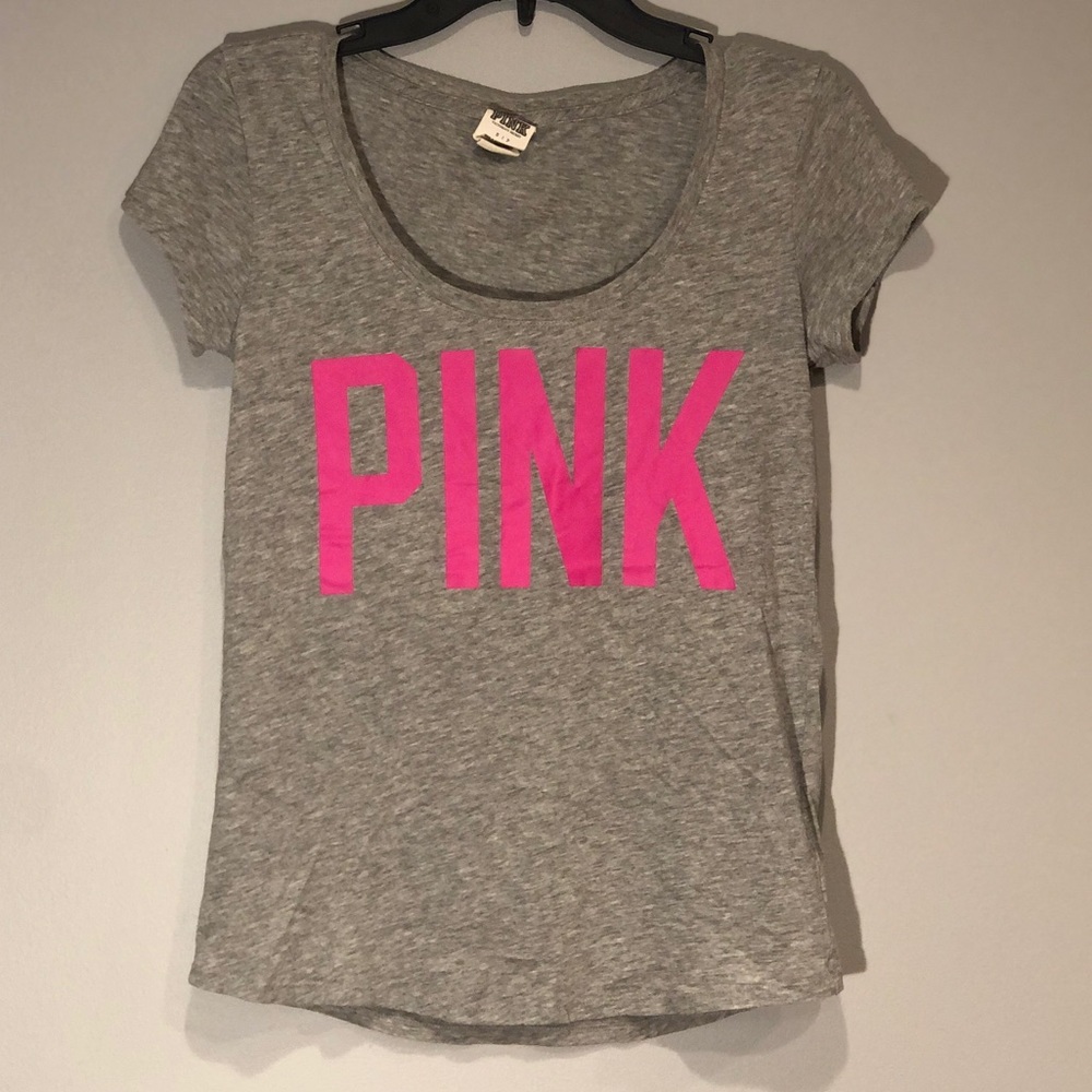 VS PINK Grey Tshirt